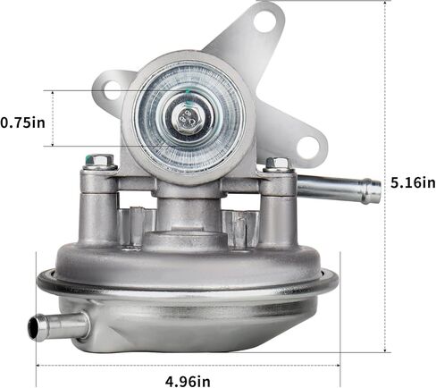 مضخة فراغ Isuzu 8975481860 لشاحنات محركات الغاز Isuzu NPR NQR N-Series I-Series 2020.5 2021 2022 2023، يستبدل الجزء # 290KT00030 97780770 97548186 مضخات تفريغ محدثة مدفوعة بالحزام in Kuwait