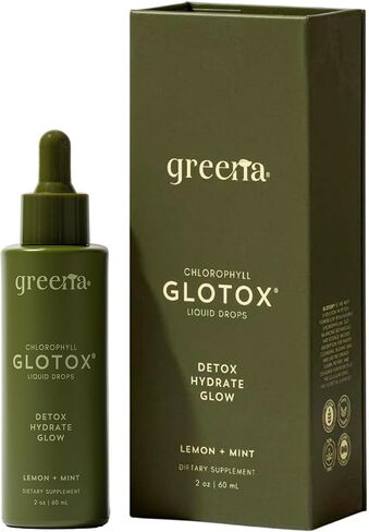 قطرات سائلة GLOTOX الكلوروفيل - 3000 مجم مركب كلوروفيلين نحاس الصوديوم مع 6 نباتات متاحة بيولوجيًا - التخلص من السموم من الدرجة السريرية، تطهير الأمعاء ودعم الطاقة - نباتي، غير معدّل وراثيًا - نعناع الليمون - 2oz in Saudi Arabia