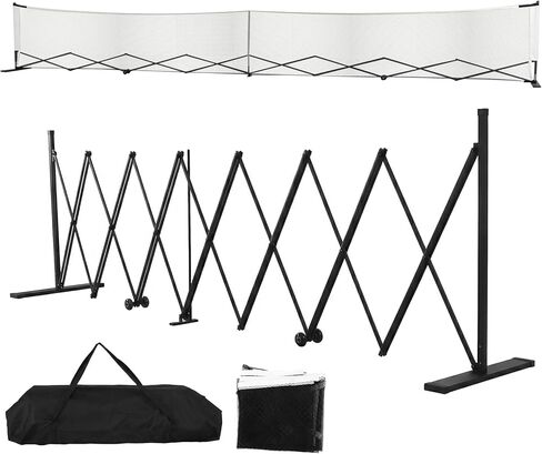 22ft Telescopic Ball Posts with Wheels Movable Net Posts Aluminum Alloy Retractable for Backyards Driveways & Garages in Kuwait