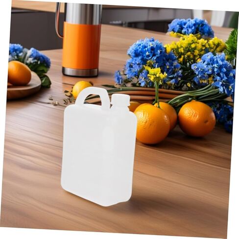 2pcs Plastic Jugs Screw Cap Refillable Storage Containers for Water Milk Juice Oil in Saudi Arabia