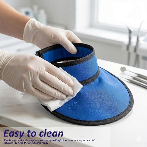 Radiate Thyroid Shield Collar, Thyroid Wrap for Neck, 0.5mmPb Lead Safety Collar, for Scanning Area Scatter Protection, Lead Protection, Imaging Safety Wear in Kuwait