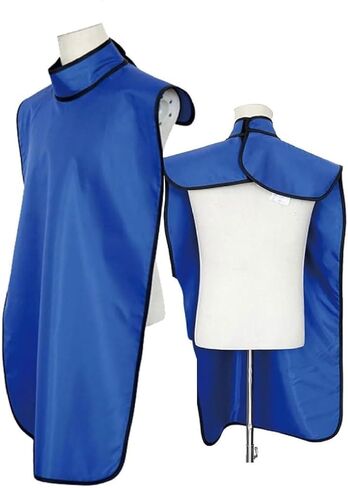 X-Ray Shield Lead Apron, X Ray Dental Lead Vest with Thyroid Shield Collar, Radiation Protection Apron for Dentist Xray Machine Lead Xray Vest, 92x60cm.(0.5 mmpb,X-Large) in Kuwait