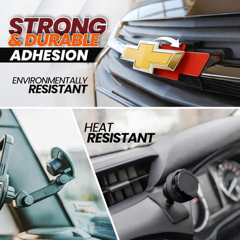 VHB (4"x8") Double Sided Adhesive Sheet Tape, Heavy-Duty Mounting Tape for Car Dashboard Electronics and Household, VHB 5952 Foam Tape, Double-Sided Adhesive Pads (Value Pack of 2 Sheets) in Kuwait