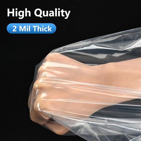 8 عبوات من أكياس تخزين بلاستيكية كبيرة، حجم كبير 3 جالون، 40.64 سم × 45.72 سم، حقيبة كبيرة بسحاب شفاف للملابس، والسفر، والحركة، وحقائب كبيرة بسحاب مع قفل قابل لإعادة الإغلاق، بسمك 2 مل in Kuwait