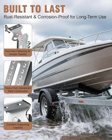 ترقية القارب مقطورة بطابقين قوس المجلفن الطوابق قوس ل 1.5 "× 3" ، 2 "× 3" ، 3 "× 3" قارب مقطورة شعاع العارضة الملحقات in Kuwait