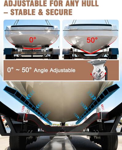 ترقية القارب مقطورة بطابقين قوس المجلفن الطوابق قوس ل 1.5 "× 3" ، 2 "× 3" ، 3 "× 3" قارب مقطورة شعاع العارضة الملحقات in Kuwait