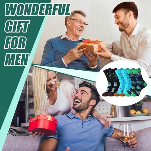 EBOOT 3 Pair Women's Plant Socks for Plant Lovers Gifts Christmas Novelty Crew Plant Socks Gardening for Lady Birthday(Vines Style) in Saudi Arabia