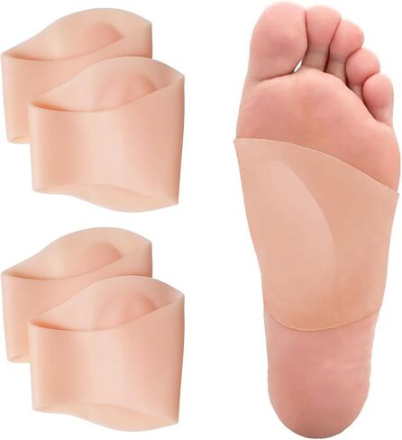أكمام دعم قوس القدم من XINIFOOT - تخفيف تقويم العظام للقدم المسطحة وآلام التقوس - دعم للجنسين للرجال والنساء (كبير، زوجان) in Kuwait