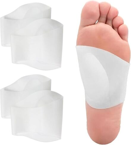 أكمام دعم قوس القدم من XINIFOOT - تخفيف تقويم العظام للقدم المسطحة وآلام التقوس - دعم للجنسين للرجال والنساء (كبير، زوجان) in Kuwait