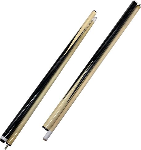 Stainless Steel Joint Billiard Cue - 13mm Leather Tip, Non-Slip Grip | Lossless Force Transmission Pool Cue for Pool Sticks for Beginners, Adults, Home & Bar 2-Piece Design Rod Weight 19Oz in Saudi Arabia