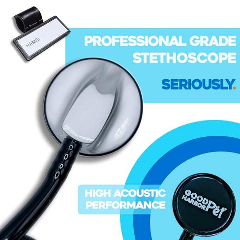 سماعة الطبيب البيطرية Good Harbour Clinical IV | سماعة طبية احترافية برأس واحد للفنيين البيطريين والأطباء البيطريين in Kuwait