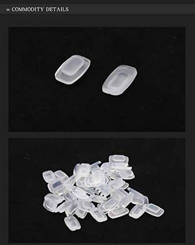 (25 Pair) Silicone Nose pad Soft materil Eyewear Part Push in by dhoptical in Kuwait