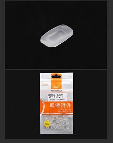 (25 Pair) Silicone Nose pad Soft materil Eyewear Part Push in by dhoptical in Kuwait