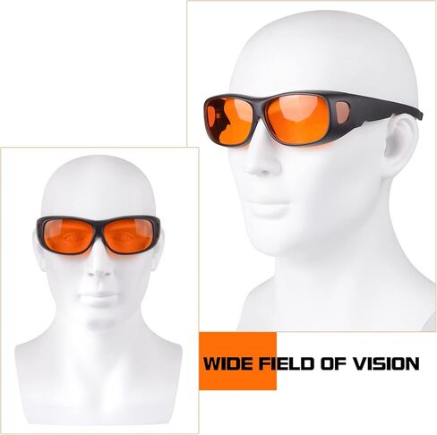 2PCS Dental Protective Glasses Googles Teeth Whitening Blue Light Protection in Kuwait