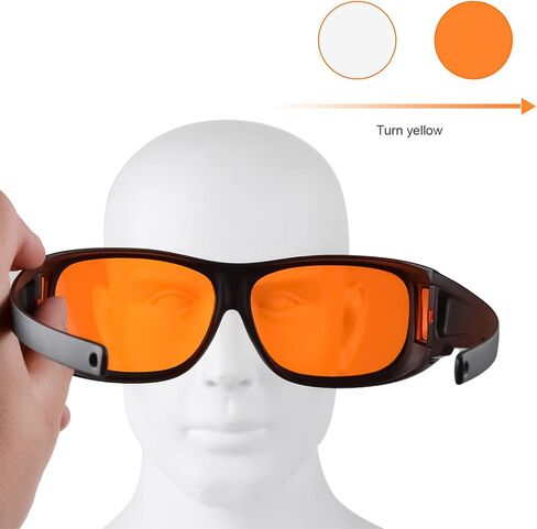 2PCS Dental Protective Glasses Googles Teeth Whitening Blue Light Protection in Kuwait