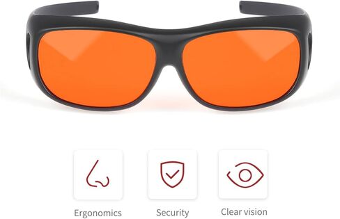 2PCS Dental Protective Glasses Googles Teeth Whitening Blue Light Protection in Kuwait