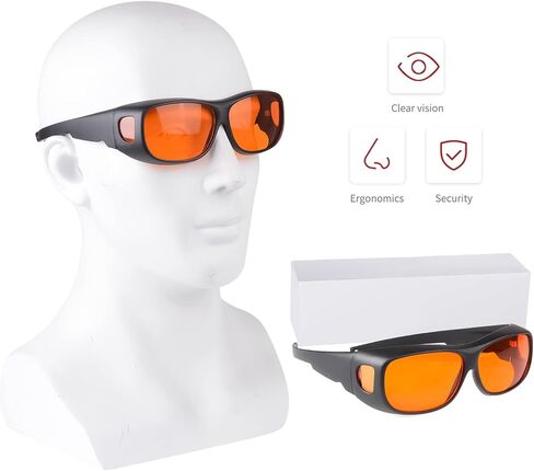 2PCS Dental Protective Glasses Googles Teeth Whitening Blue Light Protection in Kuwait