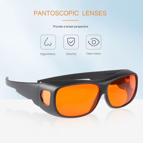 2PCS Dental Protective Glasses Googles Teeth Whitening Blue Light Protection in Kuwait