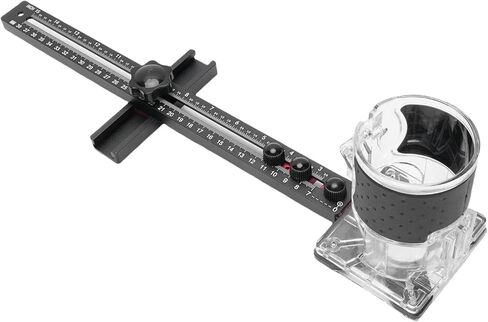 Aluminum Alloy Adjustable Milling Groove Bracket Multifunctional Detachable Base with Circle Cutting Jig for Woodworking in Kuwait