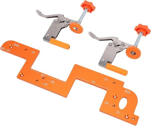 Greensen Wear Aluminum Alloy Embedded Handle Slotting Template, Stainless Steel Bearing Cutter for Wardrobe Furniture Groove Positioning Tool in Saudi Arabia