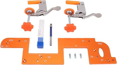 Greensen Wear Aluminum Alloy Embedded Handle Slotting Template, Stainless Steel Bearing Cutter for Wardrobe Furniture Groove Positioning Tool in Saudi Arabia