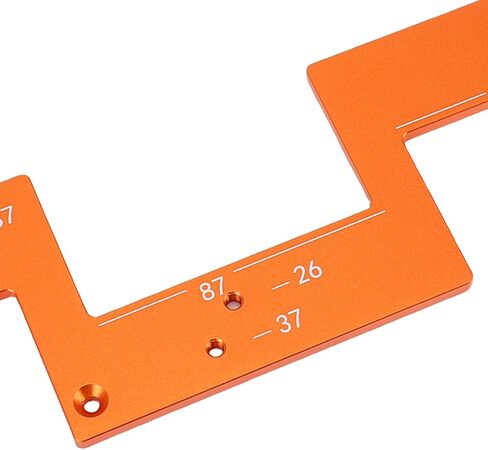 Greensen Wear Aluminum Alloy Embedded Handle Slotting Template, Stainless Steel Bearing Cutter for Wardrobe Furniture Groove Positioning Tool in Saudi Arabia