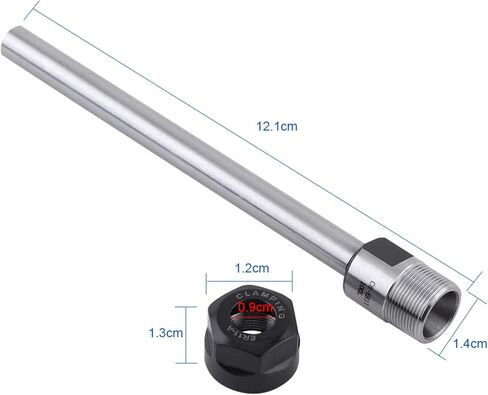 C8 ER11A 100L Collet Chuck Holder, Straight Shank CNC Milling Lathe Tool with Metal Material, for Milling Machine Deep Processing in Saudi Arabia