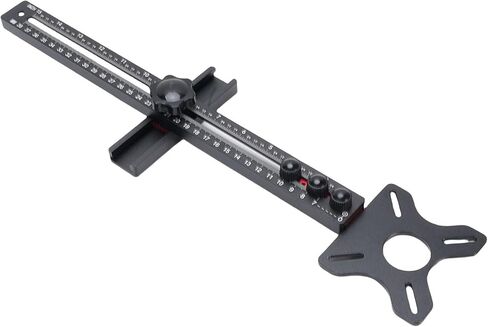 سبائك الألومنيوم طحن الأخدود قوس قطع دائرة متعددة الوظائف للأعمال الخشبية مع تحديد المواقع السريعة والقياس الدقيق قاعدة قابلة للفصل in Kuwait