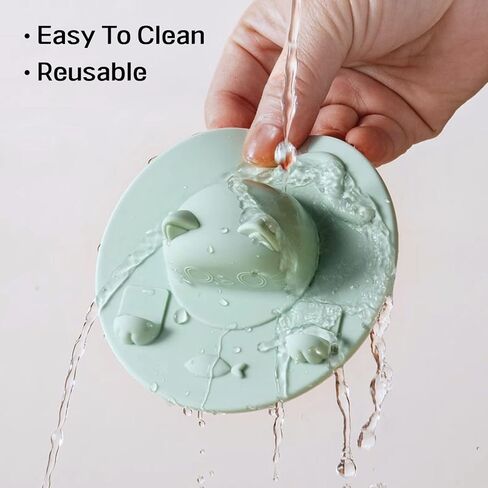 3PCS Silicone Cup Covers, Cat-Designed Cup Cover with Silicone Tea Bag Holder Mug Lid, Tea Mug Topper, for Coffee Milk Tea in Saudi Arabia