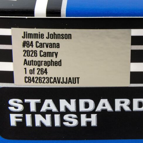 Lionel Racing Jimmie Johnson Autographed 2026 Carvana ARC Diecast Car 1:24 Scale in Saudi Arabia