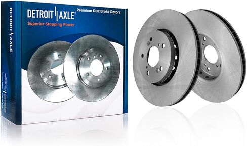 Detroit Axle - Front Brake Rotors for Jeep 2014-2023 Cherokee 2015-2017 Chrysler 200, Disc Brake Rotors 2016 2017 2018 2019 2020 2021 2022 Replacement : 12.99" inch Rotors in Saudi Arabia
