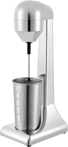 Milk Shake Machines, 2-Speed Commercial Milkshake Maker & Milk Frother with 16.9 oz Stainless Steel Cup, 100W Countertop Electric Milk Electric Drink Mixer for Milk Tea Stores,Homes(Silver) in Saudi Arabia