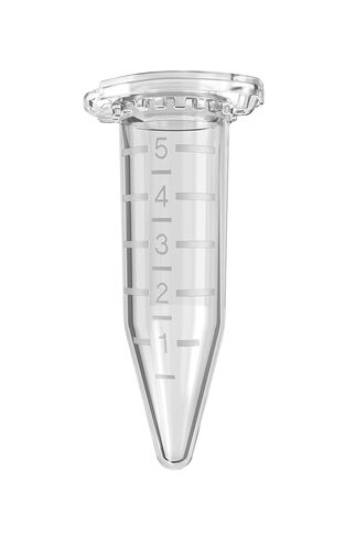 أنبوب Eppendorf 0030108310 المخروطي الشفاف من مادة البولي بروبيلين، DNA LoBind وPCR Clean، سعة 5.0 مل، (علبة بها 200) in Saudi Arabia