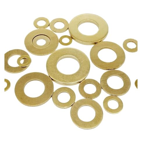 washers, Brass Flat Washer Sealing Rings 10/50 Pcs Solid M2 .5 M3 M4 M5 M6 M8 M10 M12(50pcs M2x5x0.4mm) in Saudi Arabia