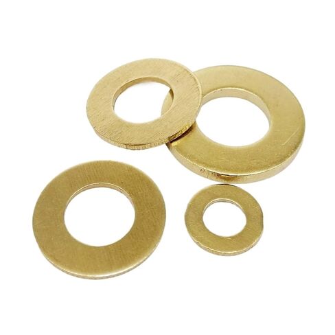 washers, Brass Flat Washer Sealing Rings 10/50 Pcs Solid M2 .5 M3 M4 M5 M6 M8 M10 M12(50pcs M2x5x0.4mm) in Saudi Arabia