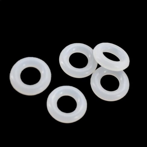 50pcs Silicone Washers for Vibration Absorption Pads Versatile Application OD 6mm to 40mm Thick 2 .5 3mm(15 * 2.5mm) in Saudi Arabia