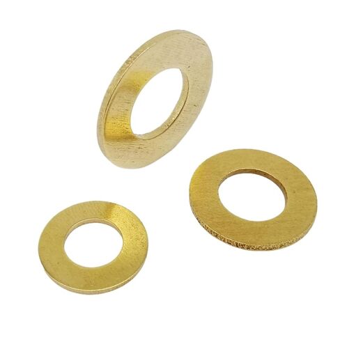 غسالات، حلقات إغلاق نحاسية مسطحة M2-M12، عبوة من 50 قطعة (50 قطعة M3x7x0.5 مم) in Kuwait