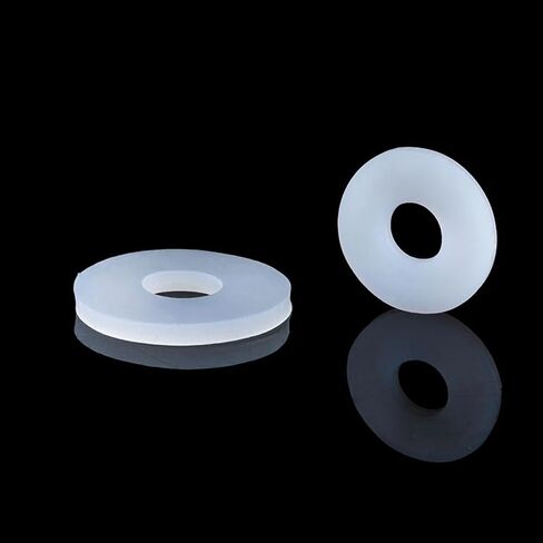 Silicone Flat Washers 10pcs Food Grade M2 M3 M4 M5 M6 M8 M10 M12 OD4 16 28 40mm(4x15x1.5mm) in Saudi Arabia