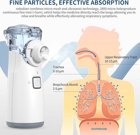 Home Use Pet Nebulizer Machine for Cats and Dogs, Handheld Design with Mask-01 in Kuwait
