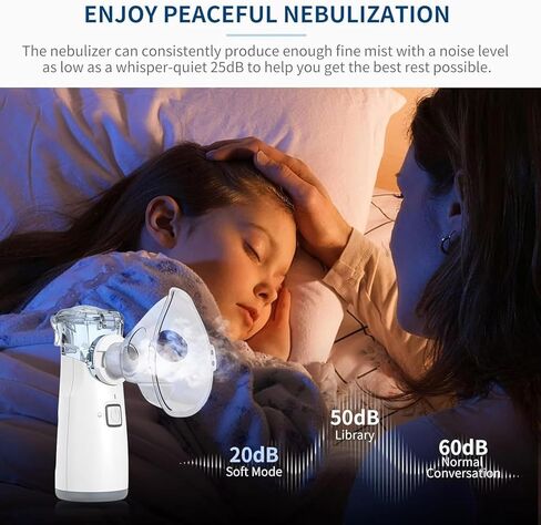 Home Use Pet Nebulizer Machine for Cats and Dogs, Handheld Design with Mask-01 in Kuwait