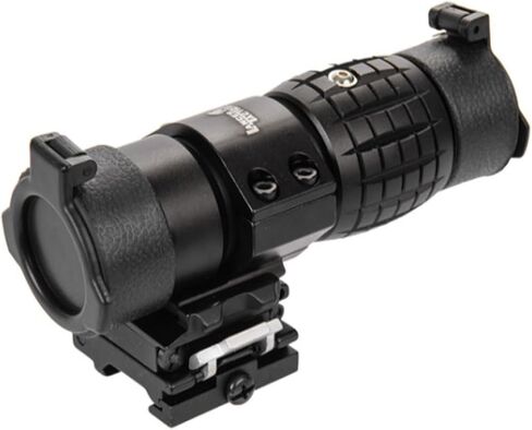 Lancer Tactical 3X Metal Magnifier Airsoft Scope w/Mount - Black in Saudi Arabia