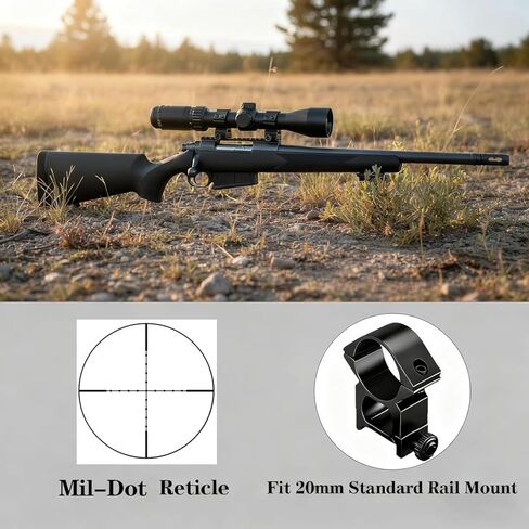 2-7x42 الأحمر تضيء ميل دوت نطاق شبكاني طويل العين الإغاثة نطاق 30 مللي متر أنبوب يناسب Mosin Nagant 1891/30 M39 M44 in Kuwait