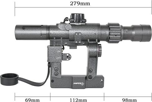 SD Rifle Scope with Side Rail Mount (3-9x24 FFP Scope) in Saudi Arabia