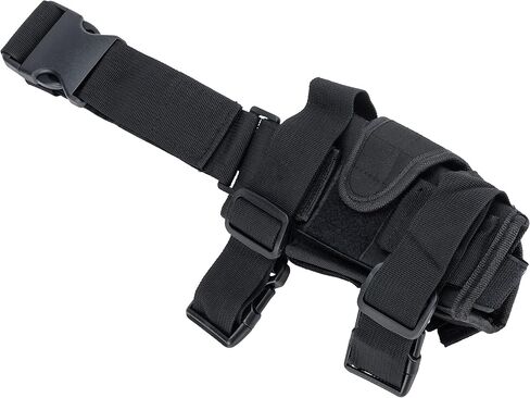 Evike Airsoft - Matrix Tornado Universal Tactical Thigh/Drop Leg Holster (Color: Black/Right) in Kuwait