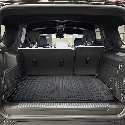 Premium Cargo Liner for GMC Hummer EV SUV 2024-2025 - 100% Protection - Custom Fit Car Trunk Mat - Black Cargo Mat - 3D Shaped Laser Measured Trunk Liners in Saudi Arabia