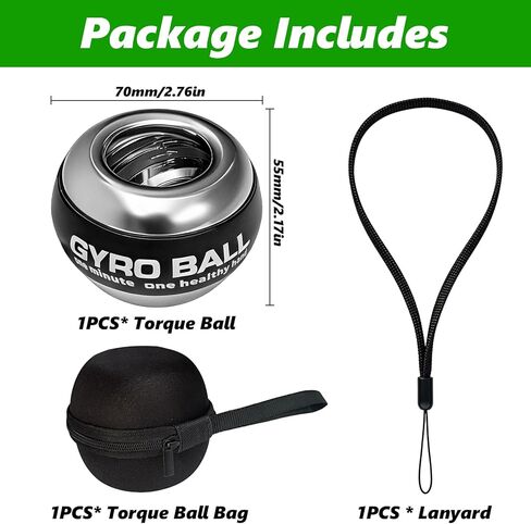 Grip Strength Trainer, Torque Ball & Vital Wrist Ball for Forearm Workout,Portable Fitness Equipment for Men & Women in Saudi Arabia