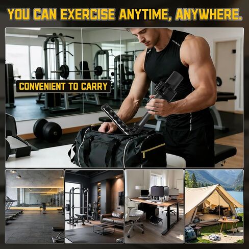 مدرب قوي لساعد الذراع ومقوي للمعصم، مدرب بمقبض من سبائك الصلب قابل للتعديل مع مقبض ومشبك مانع للانزلاق، جهاز تمرين الساعد المحمول للمنزل والمكتب وصالة الألعاب الرياضية للرجال والنساء in Kuwait