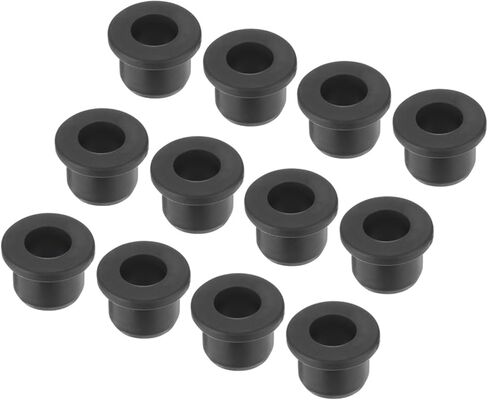 20Pcs T Shape Rubber Grommet Mount Dia 13mm ID 8mm H 12mm Black Seal Protection Cable Grommets Flexible for Cable Pipe in Saudi Arabia