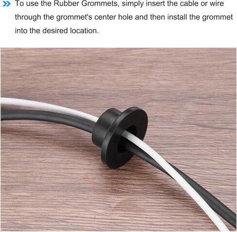 20Pcs T Shape Rubber Grommet Mount Dia 13mm ID 8mm H 12mm Black Seal Protection Cable Grommets Flexible for Cable Pipe in Saudi Arabia