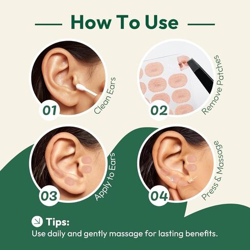 مجموعة الوخز بالإبر لبذور الأذن من فيردورا، 270 قطعة من الملصقات الأذنية مع ملاقط، تحديد الوجه وتوازن الجسم، العناية بالجمال in Kuwait